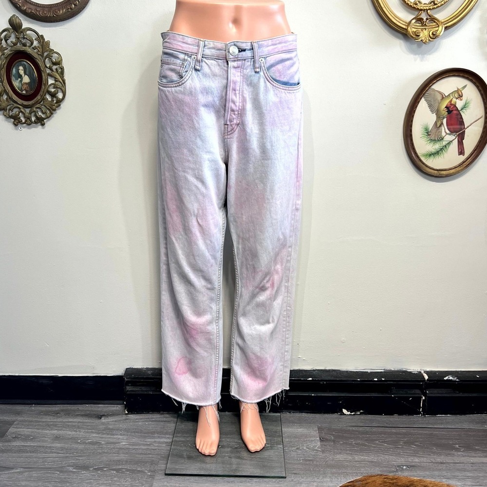 Rag & Bone Maya High-Rise Straight Ankle Jeans 29